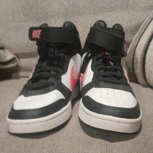 Nike Black and Pink Sneakers